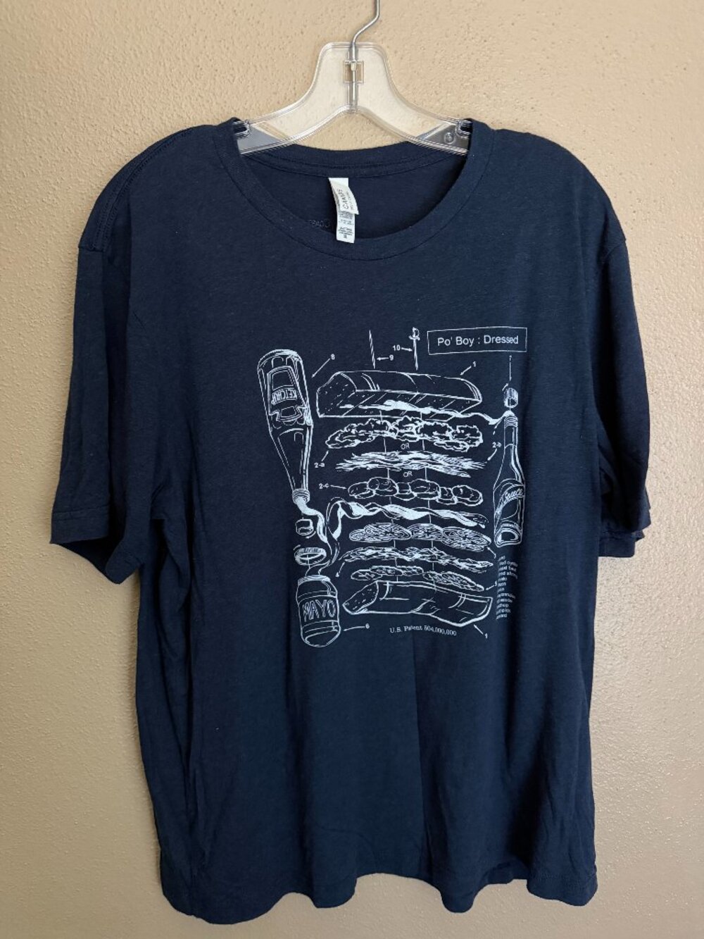 Unisex XL Dirty Coast Po'boy T-shirt